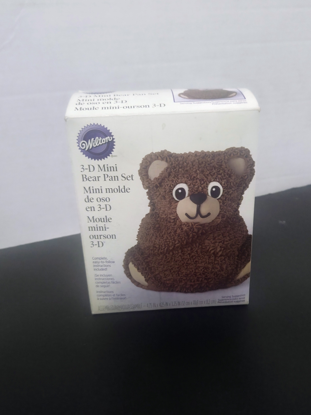 Wilton Brown 3-D Mini Bear Pan Set 1980s